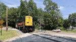 CVSR 365 brings up the rear as a former coworker watches the train go by.